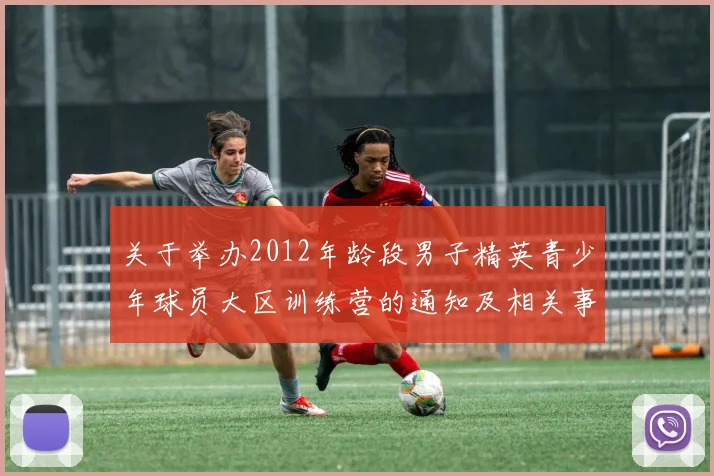 关于举办2012年龄段男子精英青少年球员大区训练营的通知及相关事项说明
